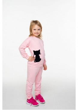 Vidoli розовый костюм для девочки с Котиком G-21642W